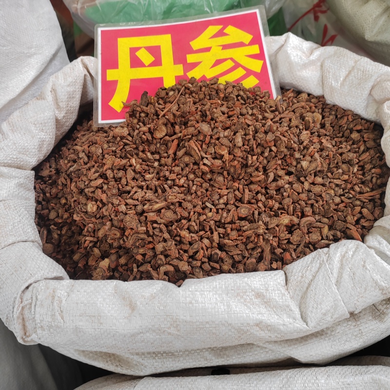 红丹参山东丹参段颜色红无硫干段