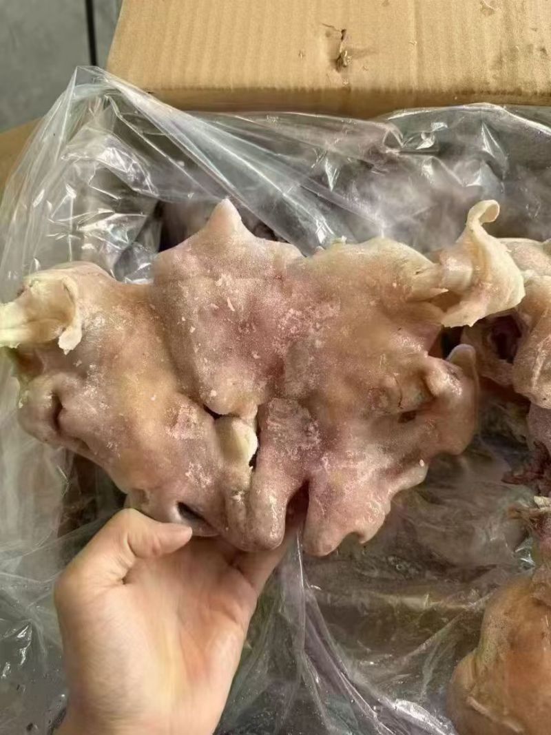 去骨八成熟水煮羊头肉无冰适合爆炒凉拌炖汤羊汤馆支持样