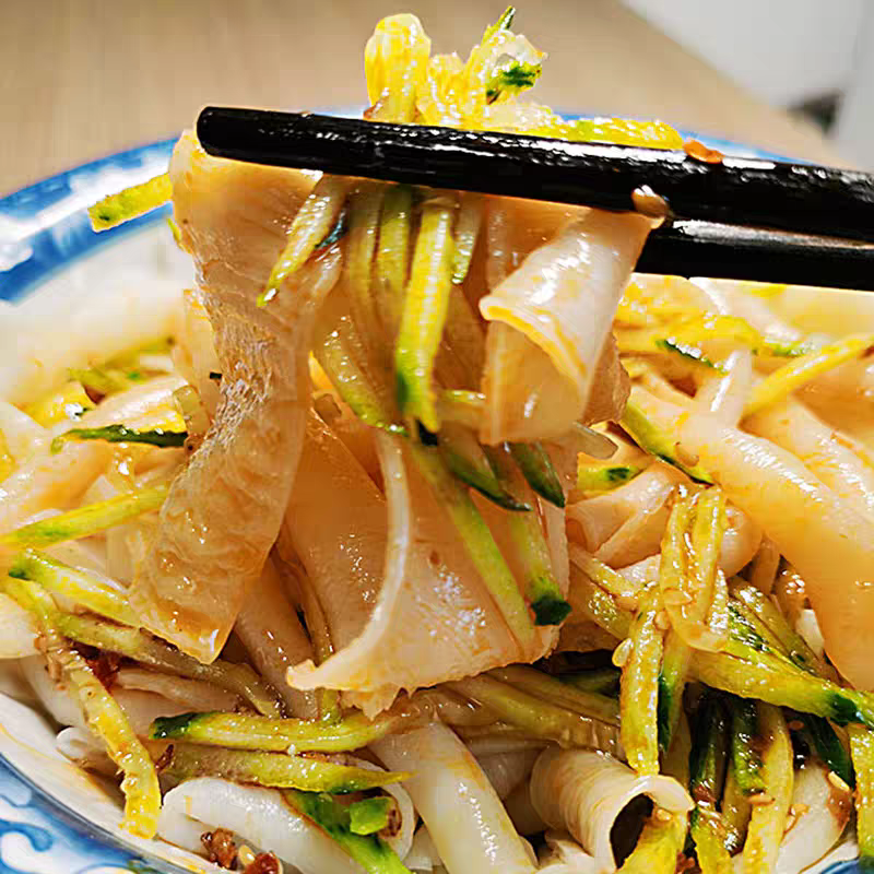 精品免煮凉皮面皮商用批发干凉皮方便速食摆摊专用半成品凉拌