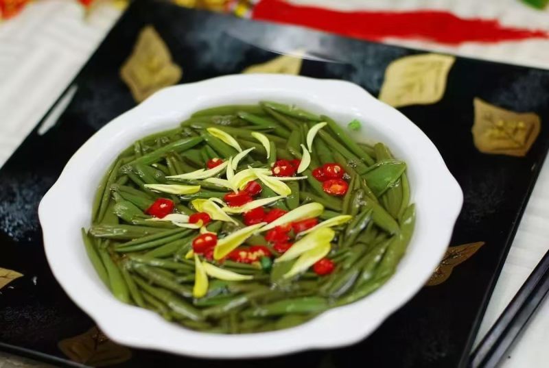 新鲜杀青莼菜