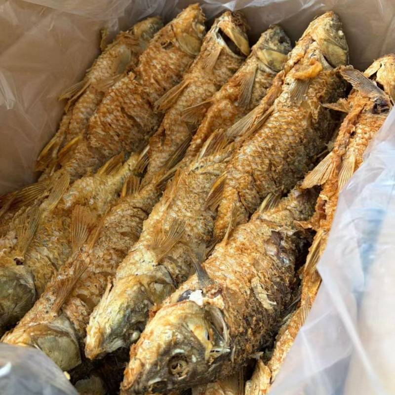 厂家油炸鲤鱼水库活鱼现杀现炸
