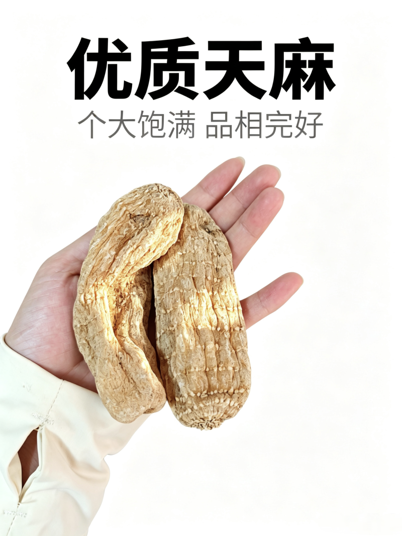 优质天麻片天麻个子天麻干货量大优惠无硫足干质量保障