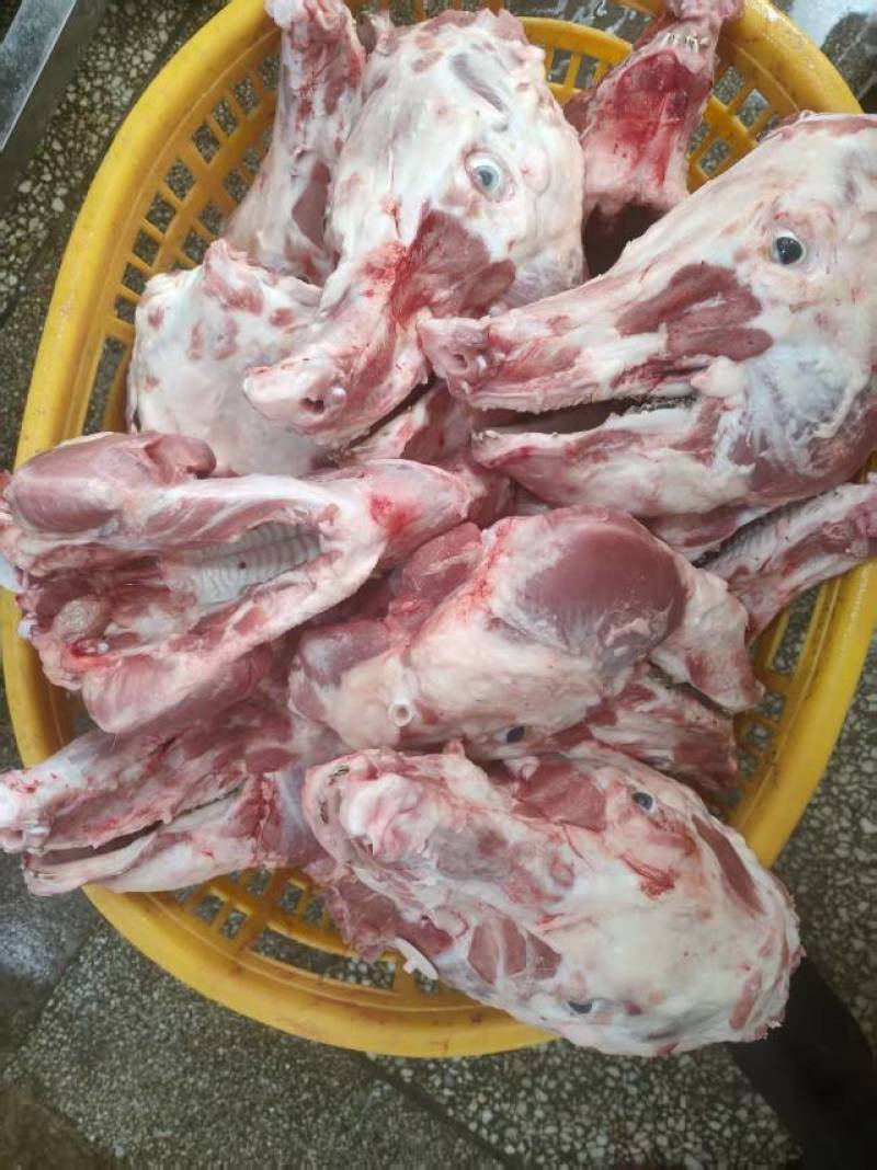 去皮猪头剔骨肉