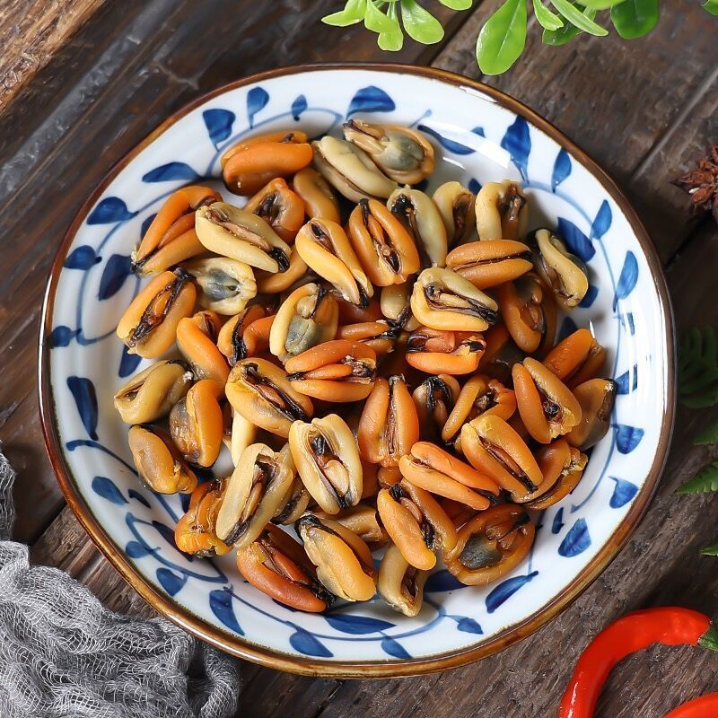 包邮【中大粒十成干】新晒淡菜干海虹深海青口贝干货贝类海鲜