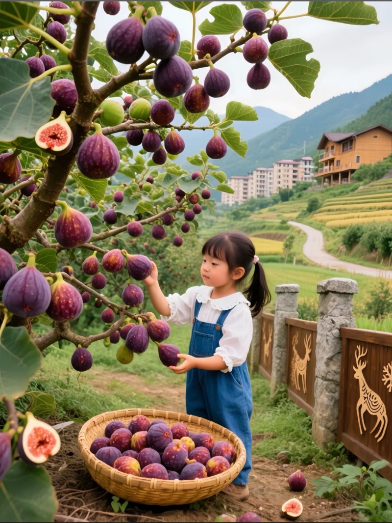无花果树苗带叶带土带果无花果苗盆栽地栽南北方种植当年结果