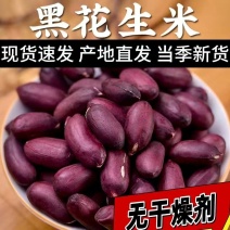 2025新货富晒黑皮花生黑花生米黑子花生去壳批发高品质黑