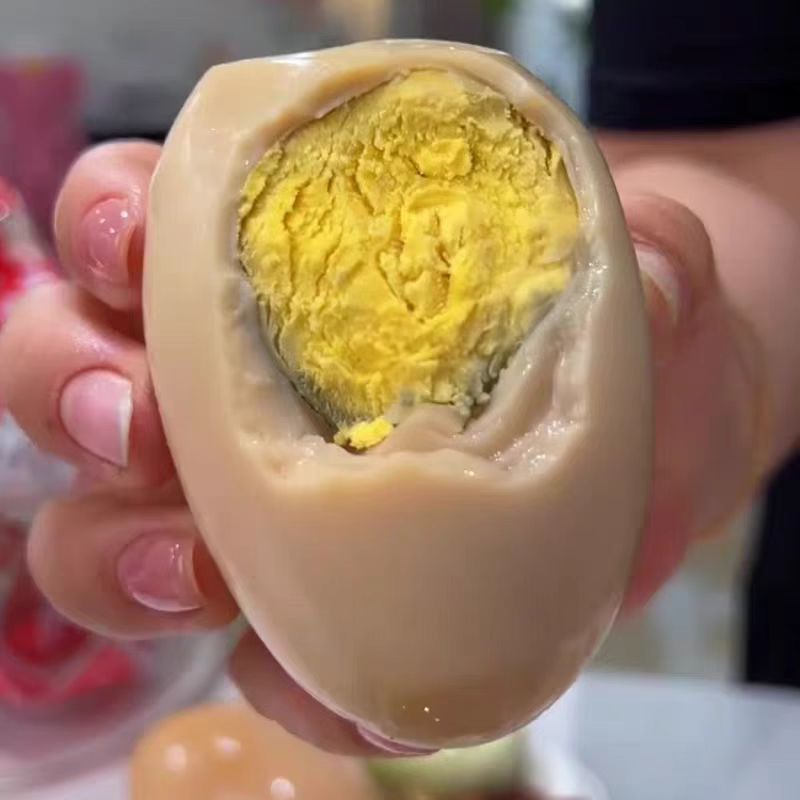 散养新鲜鹅蛋-单枚80-100克-破皮卤烤鹅蛋