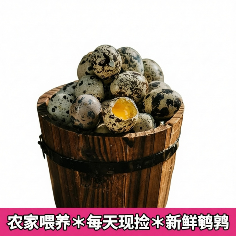 农家喂养高营养新鲜鹌鹑蛋宝宝辅食批发***蛋中小人参散养