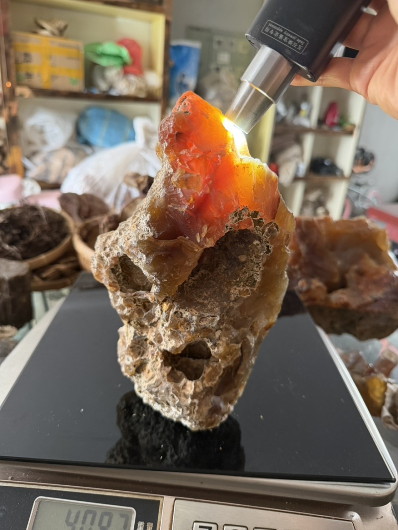 北红玛瑙原石伊春乌伊岭逊克玛瑙红玛瑙原石配件饰品摆件
