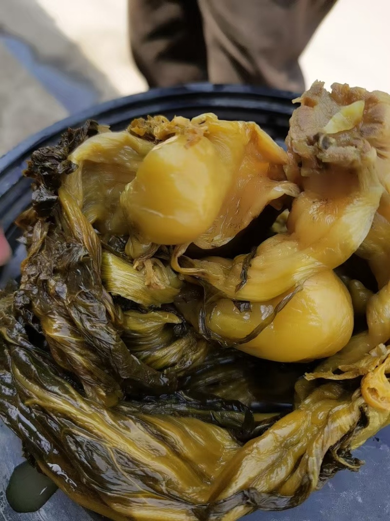 本地自产酸菜，年产量30万斤