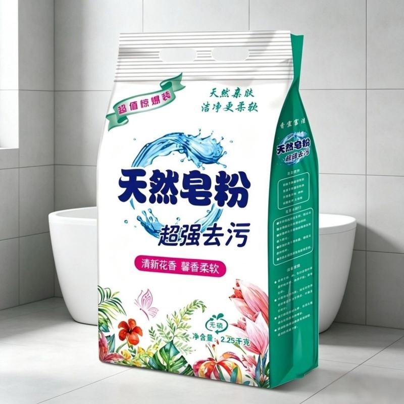 天然皂粉宝宝洗衣粉持久家用大袋洗衣粉留香强力去污家庭装批