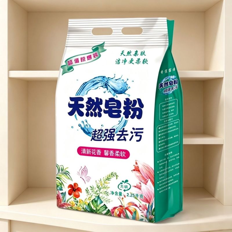 天然皂粉宝宝洗衣粉持久家用大袋洗衣粉留香强力去污家庭装批