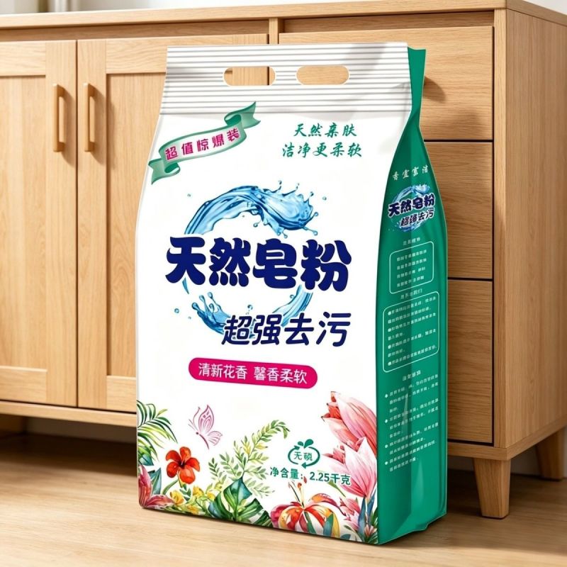 天然皂粉宝宝洗衣粉持久家用大袋洗衣粉留香强力去污家庭装批