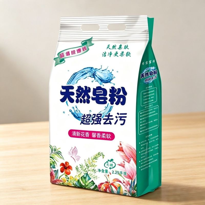 天然皂粉宝宝洗衣粉持久家用大袋洗衣粉留香强力去污家庭装批
