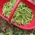 大量豌豆荚