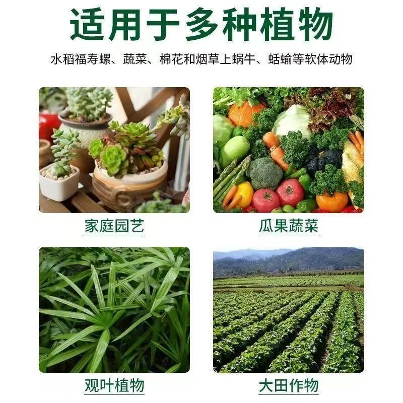 15%高含量四聚乙醛蜗牛药鼻涕牛软体颗粒撒施