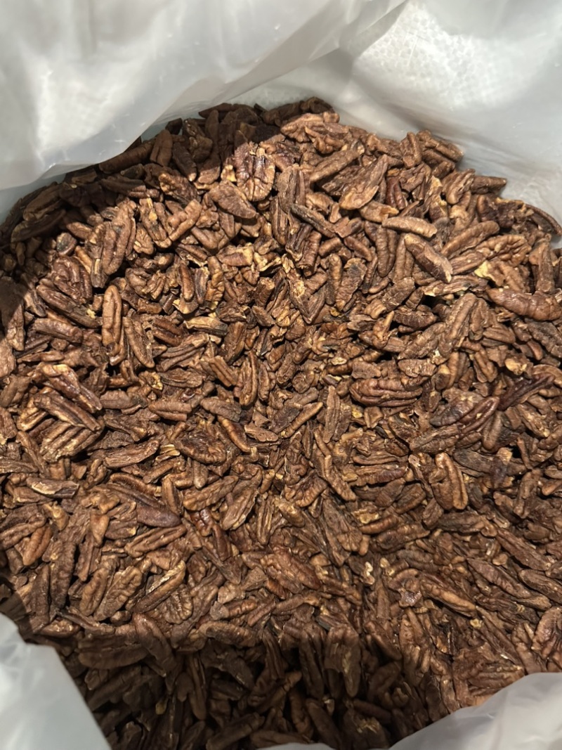 新货碧根果粗碎仁