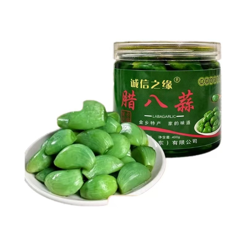 （一件代发）腊八蒜腊八蒜新鲜腌制山东特产饭菜糖蒜罐装翡翠