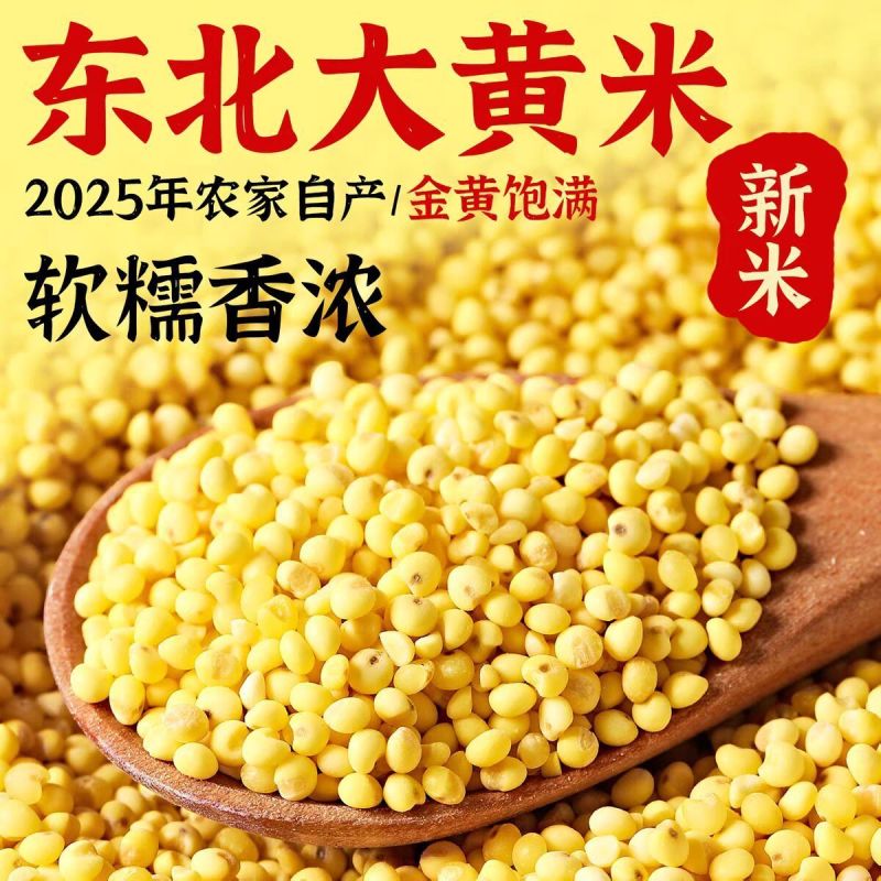 新东北大黄米农家黏黄米粘大黄米糯大黄米汤圆包粽子