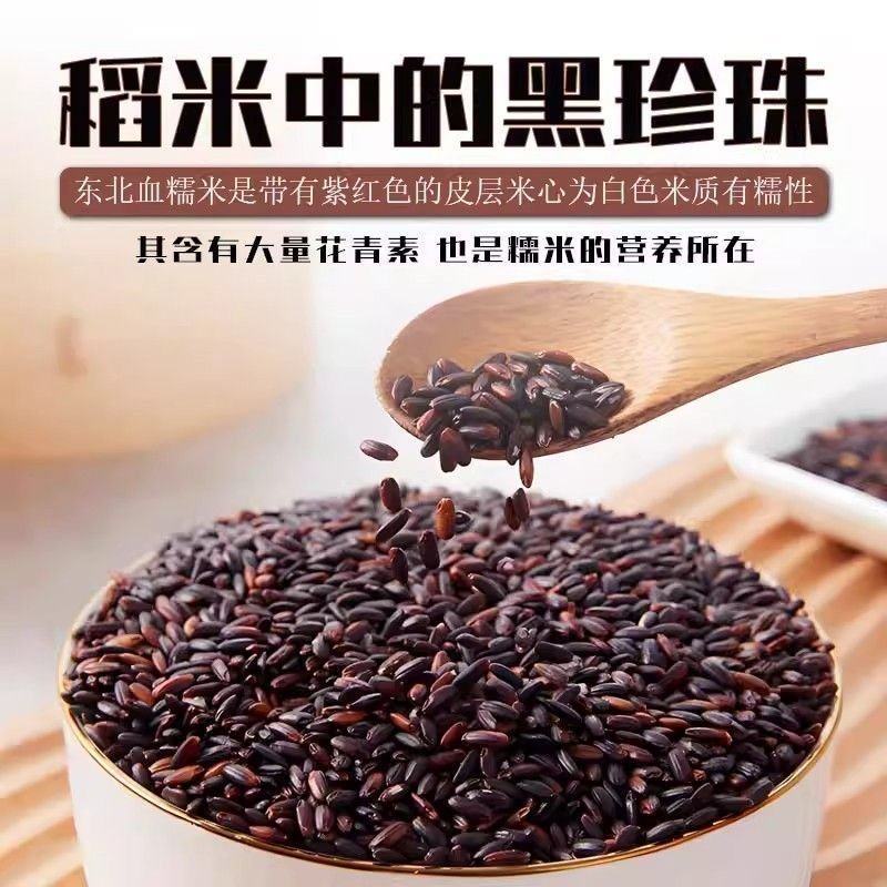 【新米】新米东北血糯米正宗黑糯米紫糯米新米饭团杂粮组合