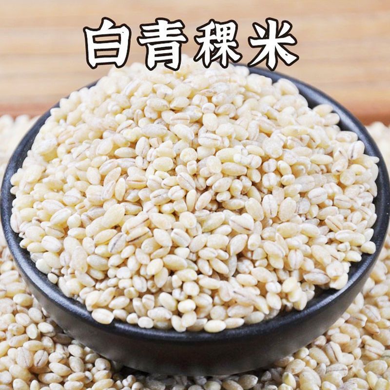 白青稞米青海高原谷物优质西藏青稞低脂五谷杂粮大麦仁粗粮新
