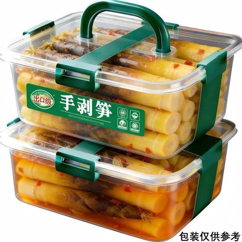 2026年手剥笋开袋即食即食美味香辣泡椒原味脆嫩零食一整