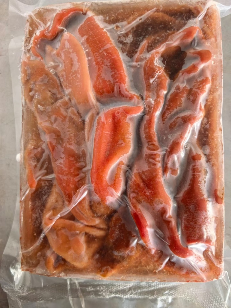 鲜海肠先加工一板200g一件110板
