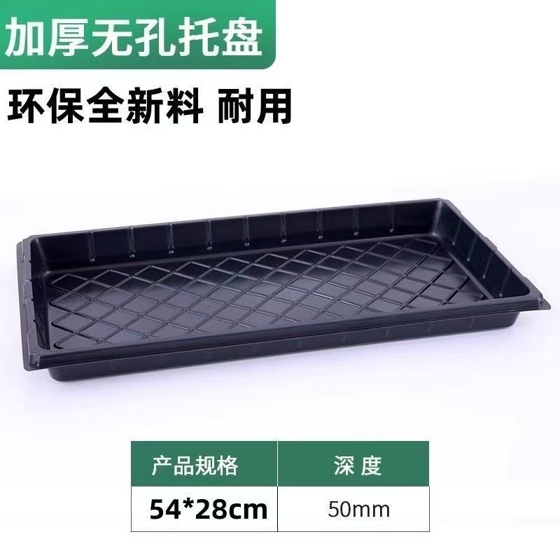 平盘育苗盘托盘穴盘无孔托盘芽菜苗盘育苗盘配套托盘