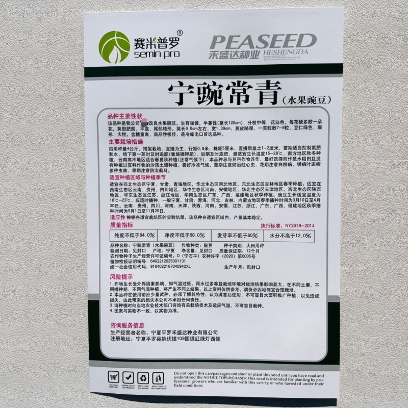 水果豌豆种子圆形青颗粒饱满甜面好吃春秋播种豌豆种子抗病