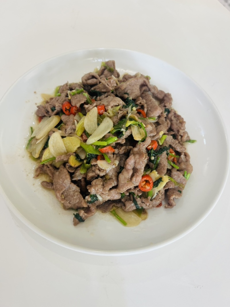 小炒黄牛肉