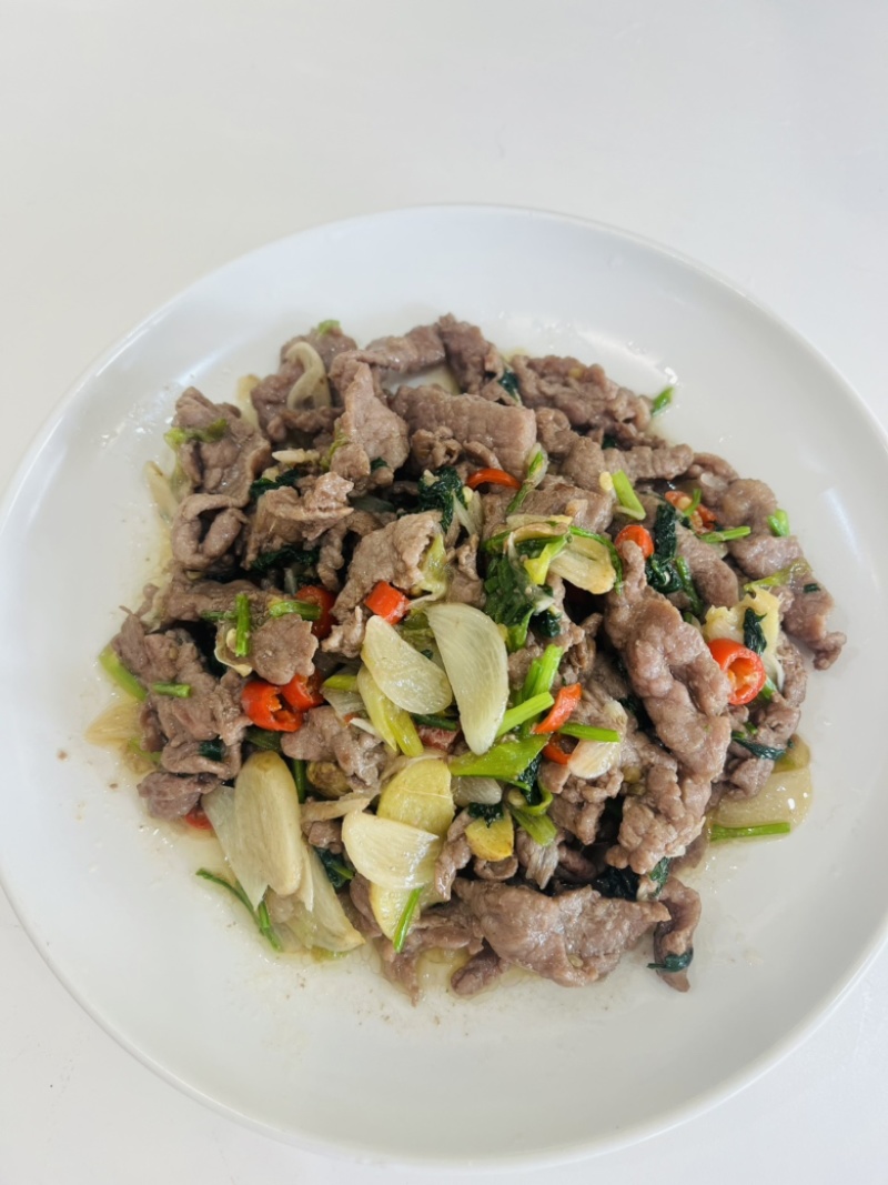 小炒黄牛肉