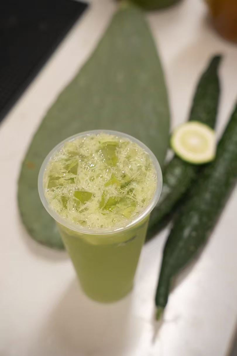 奶茶店**仙人掌嫩片厚度规格都可以选择