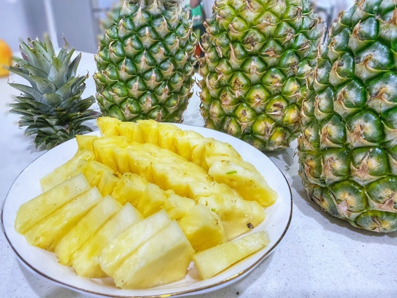 海南火焰山凤梨支持整车物流航空落地配各大电商一件代发货