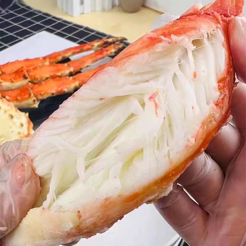 生冻单根帝王蟹腿帝王蟹脚