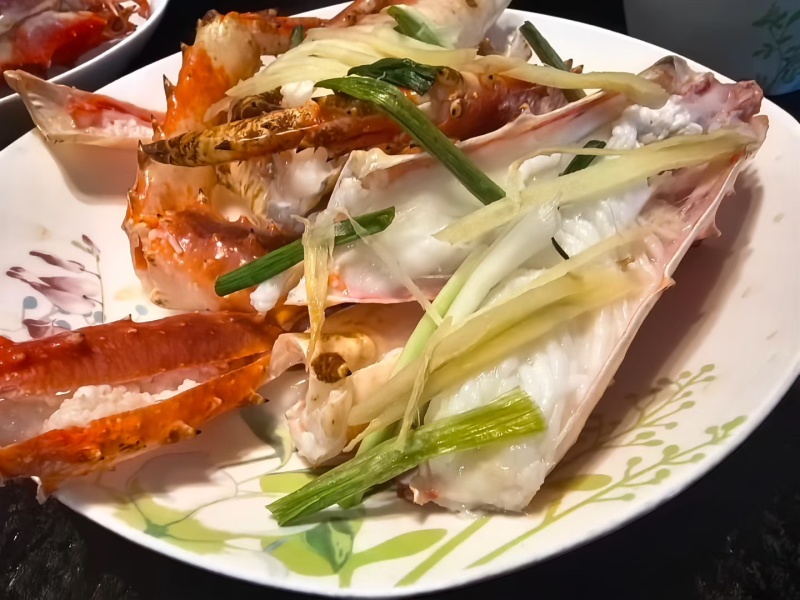 生冻单根帝王蟹腿帝王蟹脚