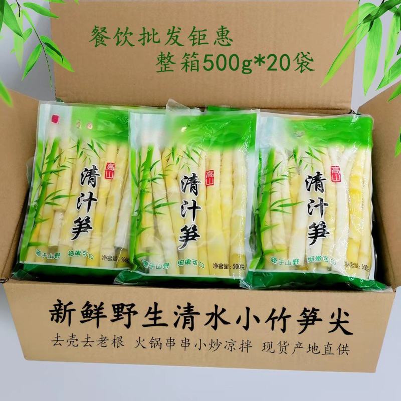 餐饮食堂一件就是厂家价格清水小竹笋罗汉笋火锅笋尖新鲜野生