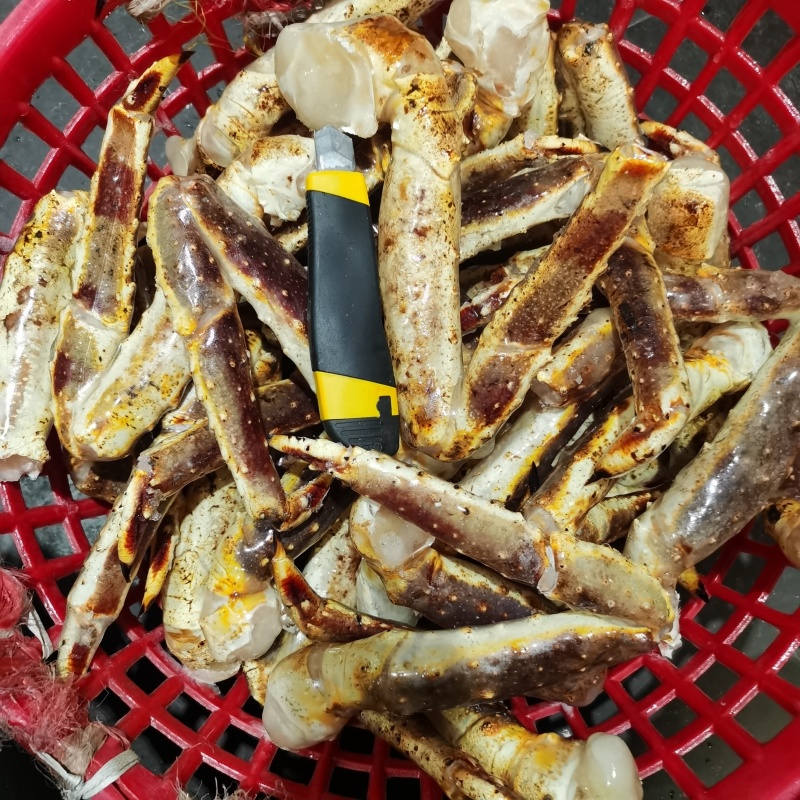 俄罗斯生冻帝王蟹脚帝王蟹腿单腿带蟹肩