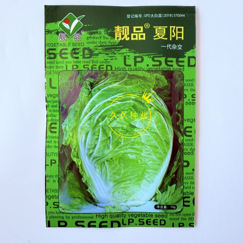 靓品夏阳大白菜种子早熟结球速度快特耐高温抗病抗湿农家蔬菜