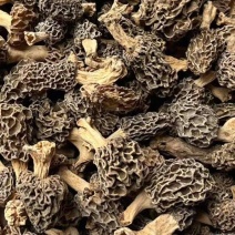 纯野生羊肚菌买家验货不满意快递员在场随时退货快递费自理