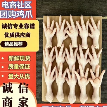 鸡爪子，鲜鸡鸡爪！个个肉多饱满，量大从优。