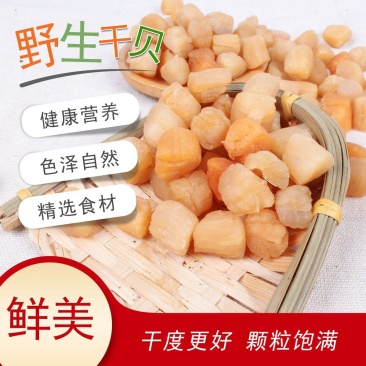 干贝商用生晒干贝瑶柱干货海鲜干扇贝肉扇贝柱海产品散装批
