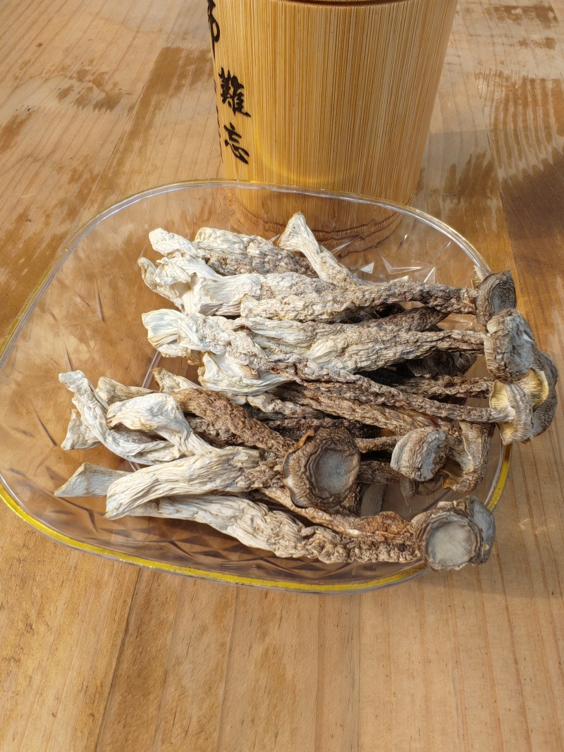 精品鹿茸菇干货质量好价格低无硫熏无沙去根净重发货