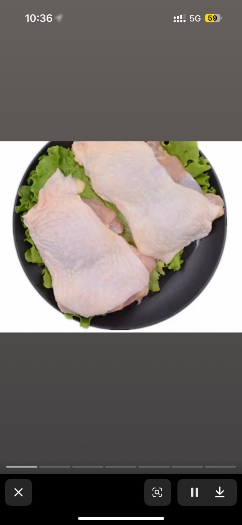 毛毛肉（去骨带皮鸡腿肉）屠宰检疫出品