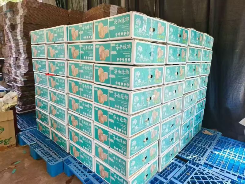 海南削皮椰青9个装，有需要的老板来聊