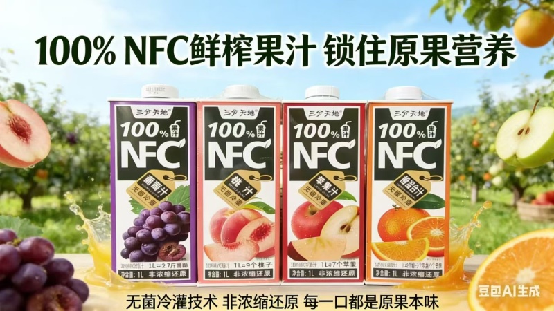 100%NFC果汁