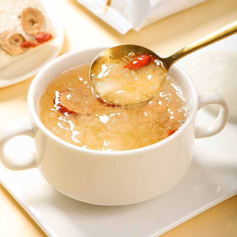 冻干即食燕窝银耳羹冲泡速食燕窝饮红枣枸杞孕妇低脂代餐营养