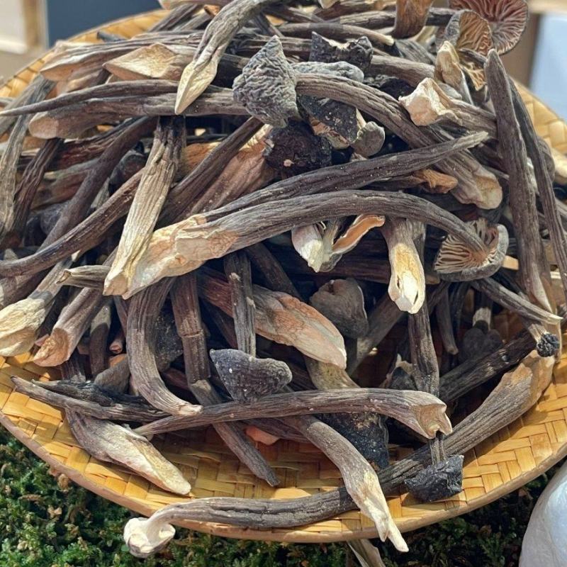 干黑皮鸡枞菌干货产地直供散装大宗批发饭店食堂货源
