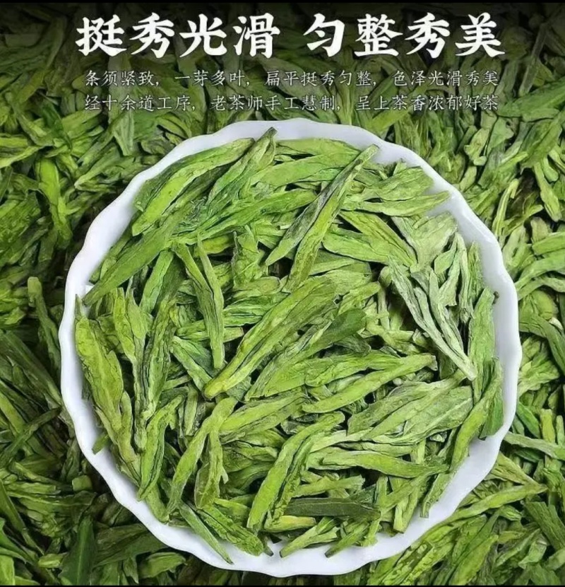 龙井茶绿茶批发电商用茶原料茶