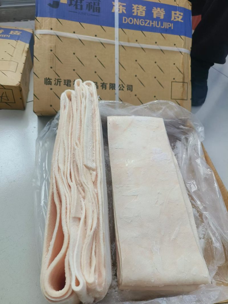 猪脊皮，猪皮，脊皮，精修去油去毛无章