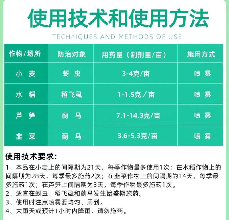 噻虫嗪70%芦笋韭菜蓟马小麦蚜虫水稻稻飞虱农药杀虫剂正品